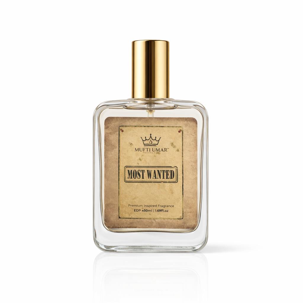 Mufti Umar Fragrance Most Wanted EDP 50ML – Long Lasting Men’s Eau De Parfum, Woody Spicy Fragrance, Designer Inspired Scent, Bold Masculine Perfume for Men, Gift Ready