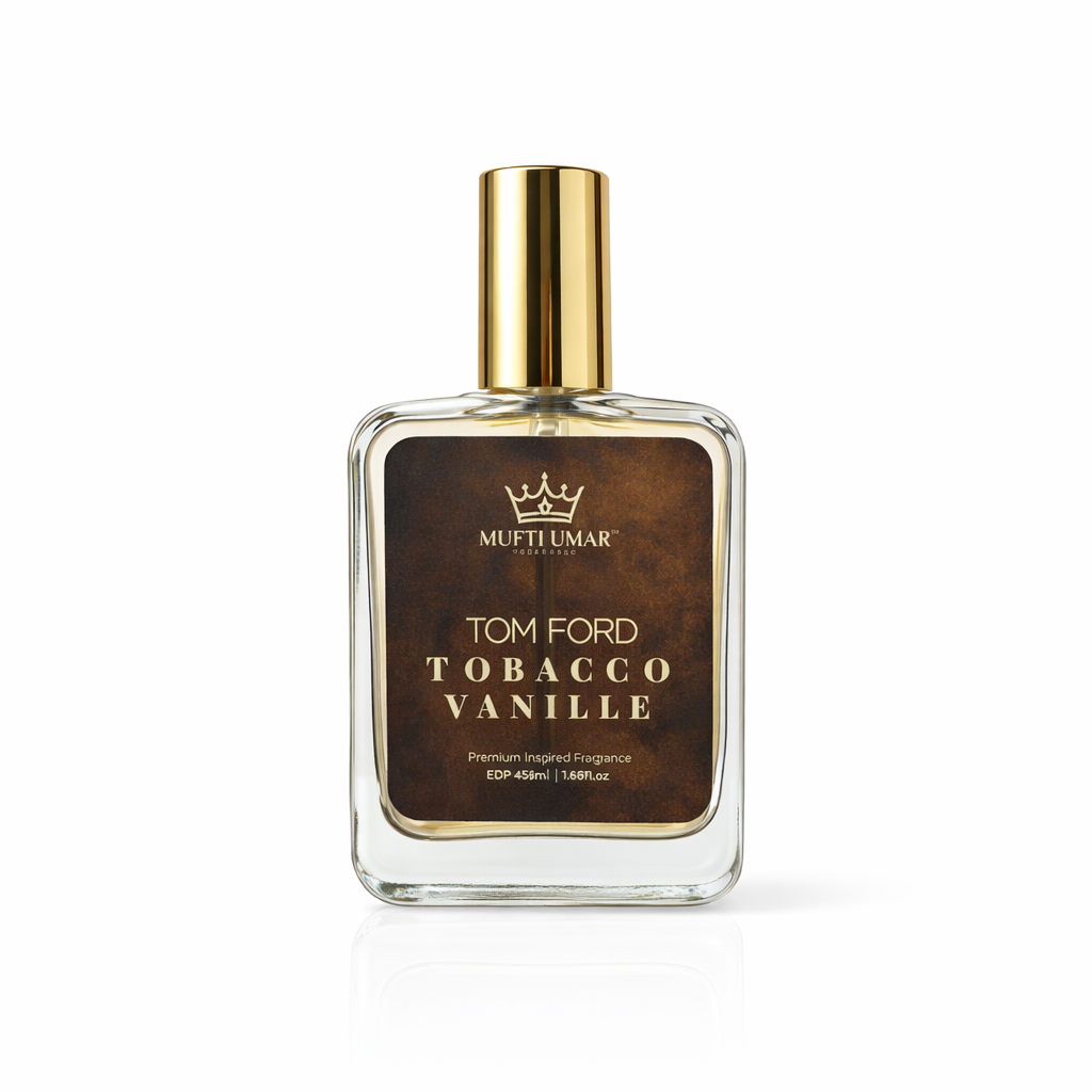 Mufti Umar Fragrance Tobacco Vanilla 50ML Eau De Parfum, Warm Spicy Sweet Unisex Perfume Spray, Long Lasting Vanilla & Tobacco Scent for Men & Women