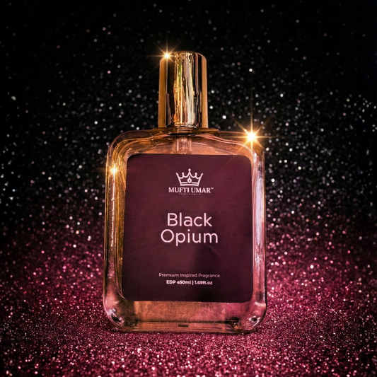 Mufti Umar Fragrance BLACK OPIUM 12 hours long lasting original fragrance,50ml-(Pack of 1)