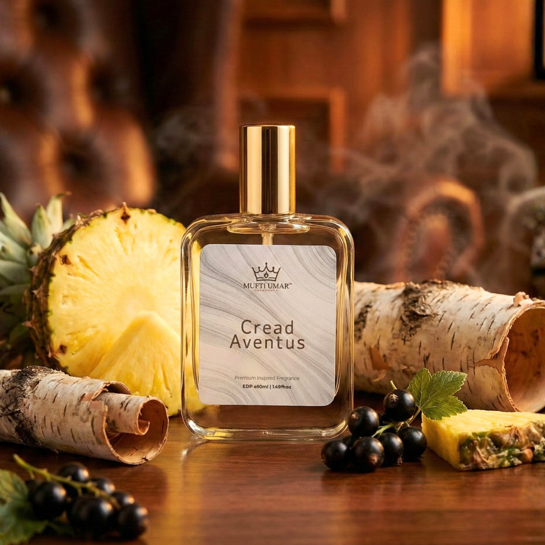 Mufti Umar Fragrance Aventus 50ML Extrait De Parfum, Fruity Sweet Citrus Musky Perfume, Long Lasting Unisex Fragrance Spray for Men & Women