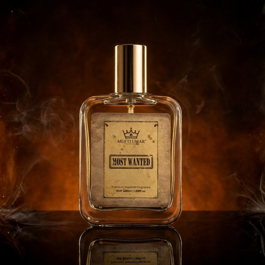 Mufti Umar Fragrance Most Wanted EDP 50ML – Long Lasting Men’s Eau De Parfum, Woody Spicy Fragrance, Designer Inspired Scent, Bold Masculine Perfume for Men, Gift Ready