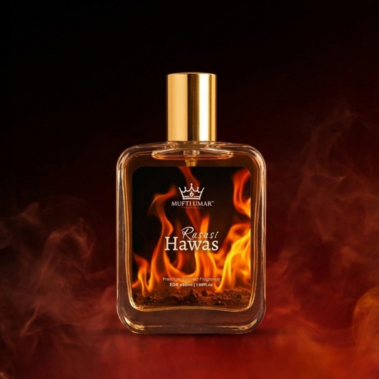 Mufti Umar Fragrance Hawas Eau de Parfum for Him, 50 ML, Liquid Form, Unisex Adult Fragrance