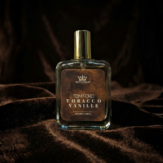 Mufti Umar Fragrance Tobacco Vanilla 50ML Eau De Parfum, Warm Spicy Sweet Unisex Perfume Spray, Long Lasting Vanilla & Tobacco Scent for Men & Women