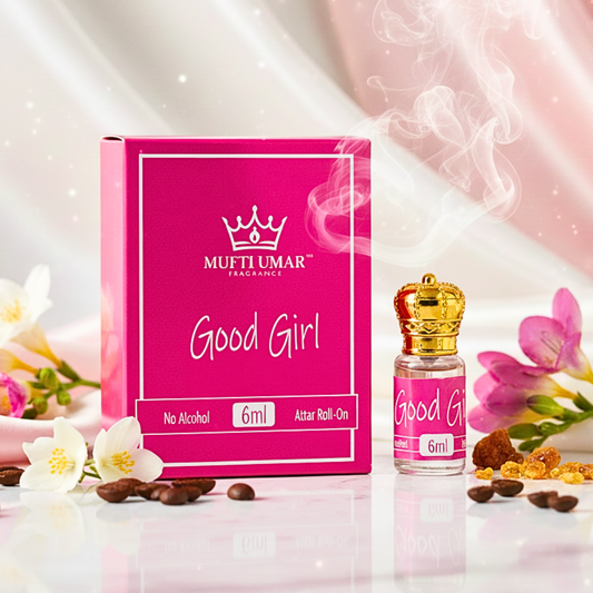 Mufti Umar Good Girl-6ml | Non-Alcoholic Roll-on Premium Attar | For Her