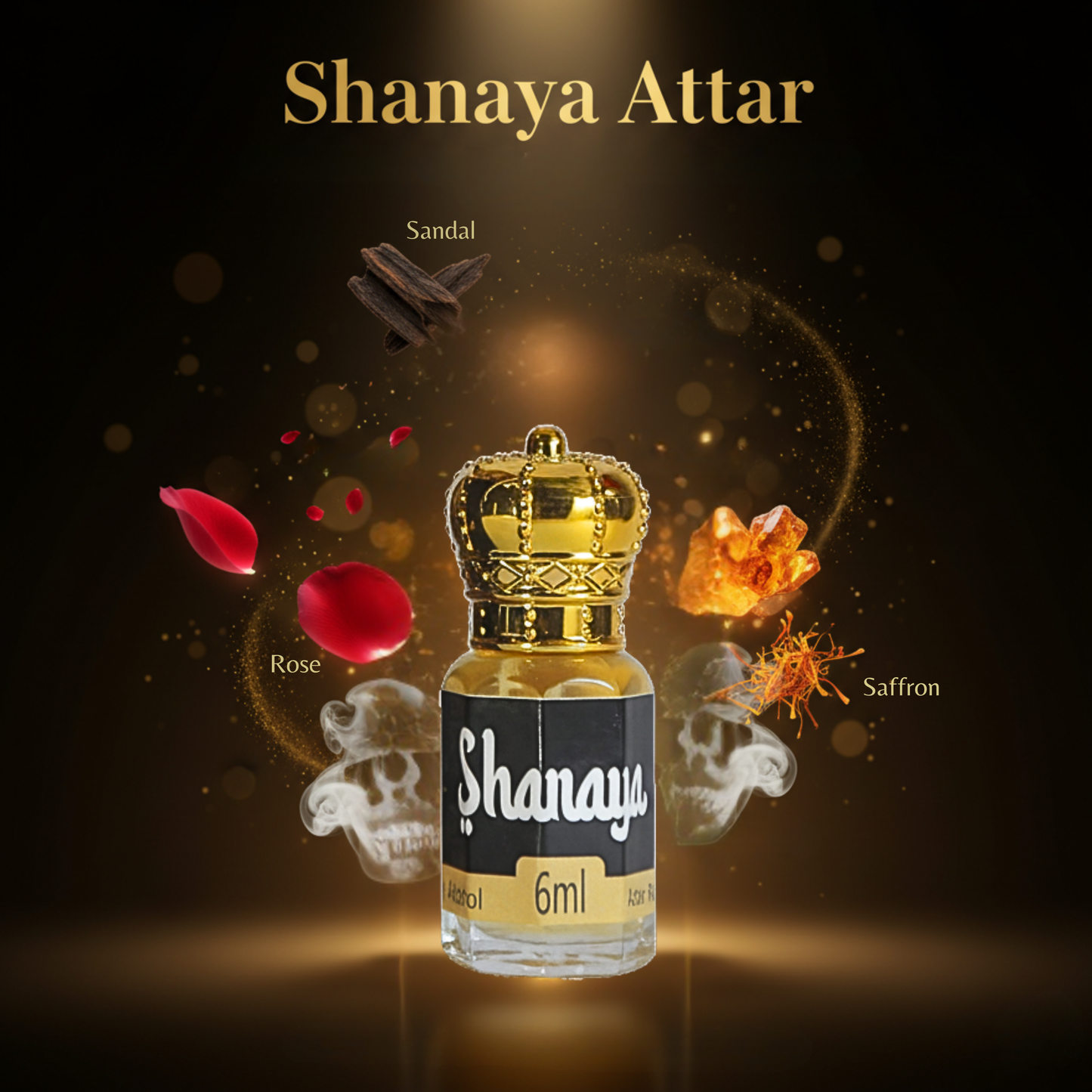 Mufti Umar Shanaya-6ml | Arabic Fragrance | Non-Alcoholic Roll-on | Premium Attar| Unisex